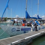 Polonus cumuje w Cowes East Marina